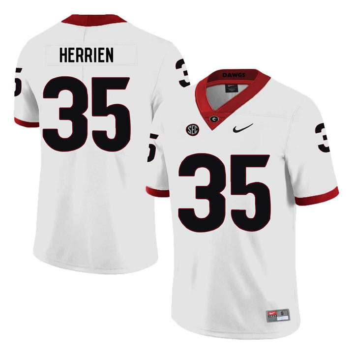 Georgia Bulldogs 35 Brian Herrien White Nike College Football Jersey Dzhi,We sell and wholesale Georgia Bulldogs 35 Brian Herrien White Nike College Football Jersey Dzhi on line form chian!